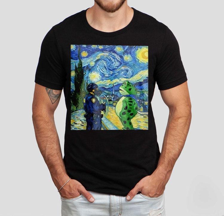 Portland Frog Starry Night Van Gogh Shirt Portland Frog Starry Night Van Gogh Shirt