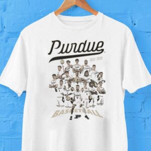 Purdue Boilermakers Men’s Basketball Team 2025 2026 Shirt