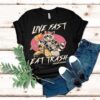 Raccoon Pizza Live Fast Eat Trash Shirt