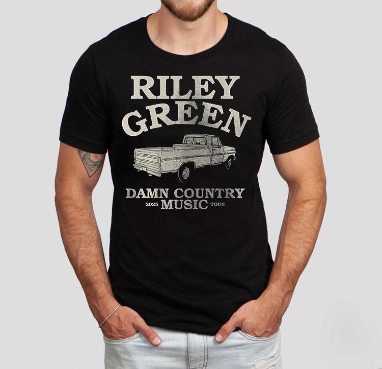 Riley Green Damn Country Music 2025 Tour Shirt Riley Green Damn Country Music 2025 Tour Shirt