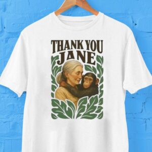 Rip Jane Goodall Thank You Jane Goodall Shirt