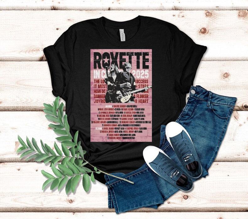 Roxette In Concert November And December 2025 Shirt Roxette In Concert November And December 2025 Shirt