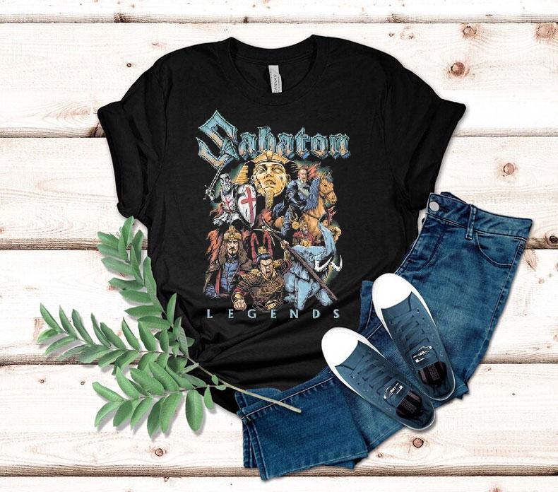 Sabaton Vault Of Legends Blue Shirt Sabaton Vault Of Legends Blue Shirt