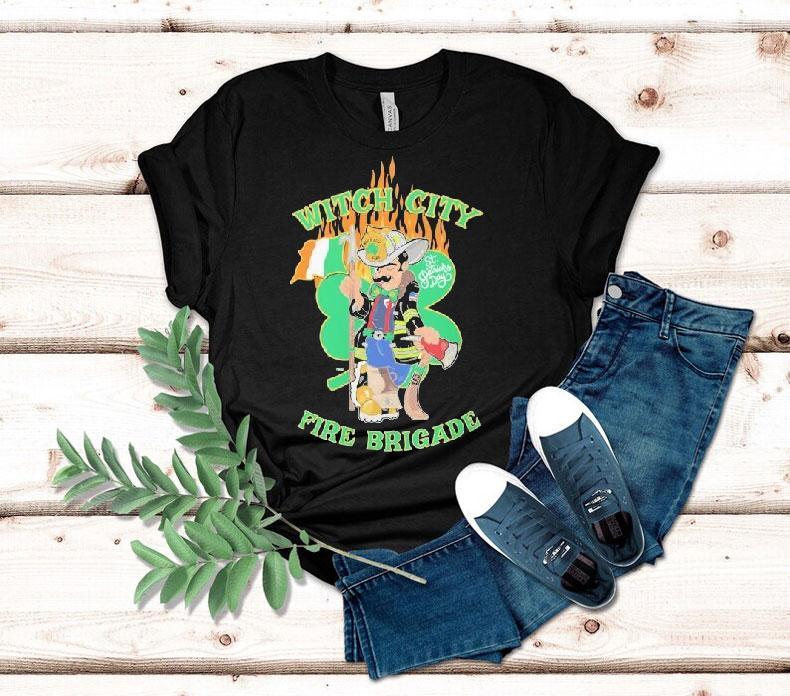 Salem Witch City Fire Brigade St. Patrick’s Day Shirt Salem Witch City Fire Brigade St. Patrick’s Day Shirt