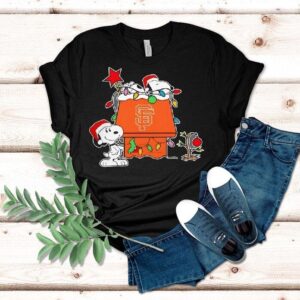 San Francisco Giants Christmas Snoopy Doghouse Shirt San Francisco Giants Christmas Snoopy Doghouse Shirt