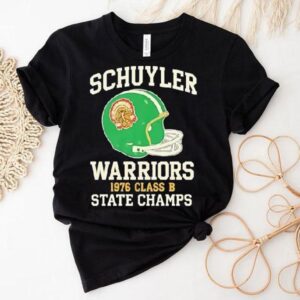 Schuyler Warriors State Champs 1976 Class B Shirt Schuyler Warriors State Champs 1976 Class B Shirt