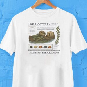Sea Otter Monterey Bay Aquarium Inspired Marine Life Shirt