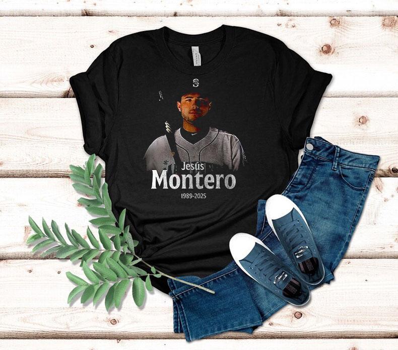 Seattle Mariners In Memoriam Jess Montero 63 Photo Shirt Seattle Mariners In Memoriam Jess Montero 63 Photo Shirt