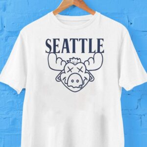 Seattle Mariners Moose Logo Football Shirt Seattle Mariners Moose Logo Football Shirt