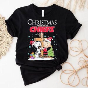 Snoopy And Charlie Brown The Peanuts Kansas City Chiefs Merry Christmas Shirt Snoopy And Charlie Brown The Peanuts Kansas City Chiefs Merry Christmas Shirt
