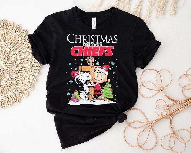 Snoopy And Charlie Brown The Peanuts Kansas City Chiefs Merry Christmas Shirt Snoopy And Charlie Brown The Peanuts Kansas City Chiefs Merry Christmas Shirt