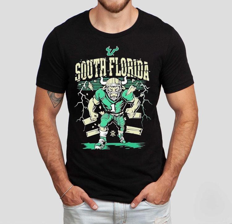 South Florida Bulls Football Mascot Shirt South Florida Bulls Football Mascot Shirt