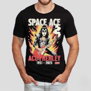 Space Ace Kiss Ace Frehley 1951-2025 Shirt