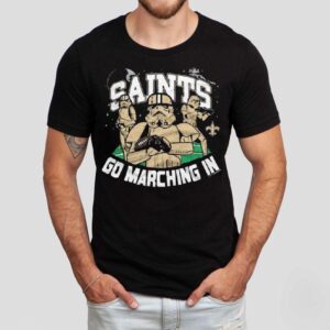 Star Wars Dark Side X New Orleans Saints Go Marching In Shirt Star Wars Dark Side X New Orleans Saints Go Marching In Shirt