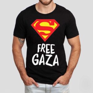 Superman Mario Ferri Free Gaza Shirt