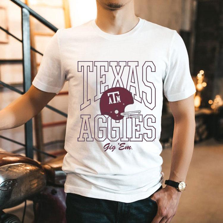 Texas Am Aggies 1975 Football Ringer Shirt Texas Am Aggies 1975 Football Ringer Shirt