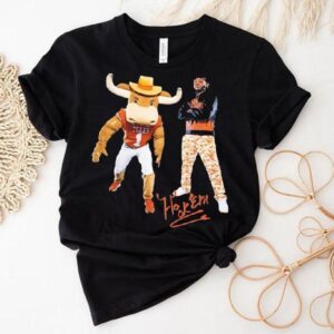 Texas Longhorns Bevo Hook Em Horns Shirt