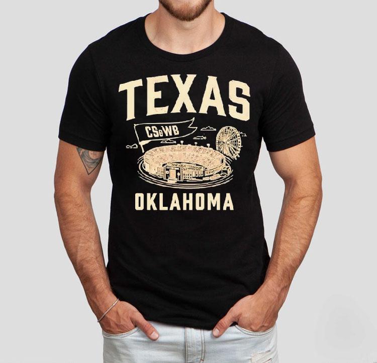 Texas Longhorns Vs Oklahoma Sooners Cs And Wb Stadium Shirt Texas Longhorns Vs Oklahoma Sooners Cs And Wb Stadium Shirt