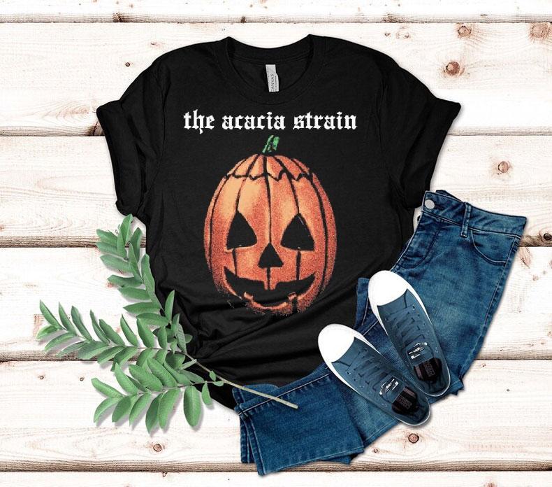 The Acacia Strain Pumpkin Mask 2025 Shirt The Acacia Strain Pumpkin Mask 2025 Shirt
