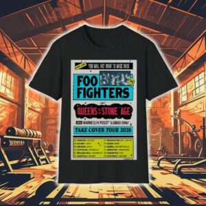 The Foo Fighters Announced Their Take Cover Tour 2026 Shirt