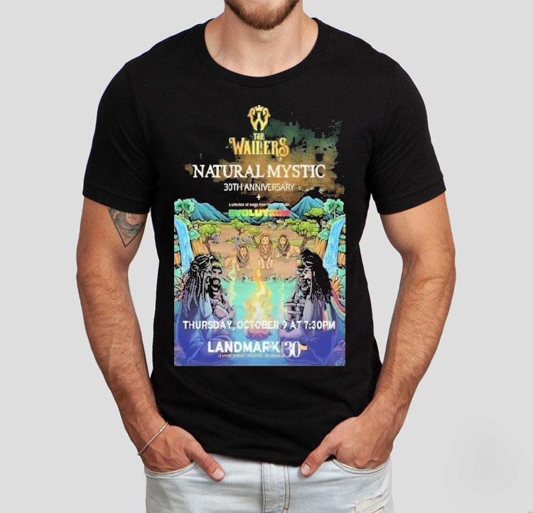 The Wailers Natural Mystic 30th Anniversary Oct 9 2025 Washington Ny Shirt The Wailers Natural Mystic 30th Anniversary Oct 9 2025 Washington Ny Shirt
