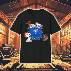 Toronto Blue Jays Christmas Snoopy Doghouse Shirt