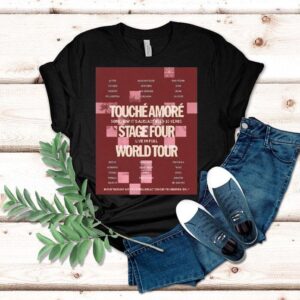Touche Amore Stage Four 10 Year Anniversary World Tour 2026 Shirt