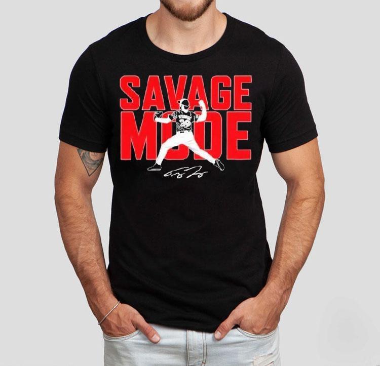 Trey Yesavage Savage Mode Toronto Blue Jays Signature Shirt Trey Yesavage Savage Mode Toronto Blue Jays Signature Shirt