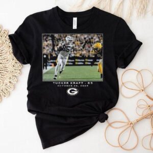 Tucker Kraft Green Bay Packers Nfl Flash Features Week 8 Shirt Tucker Kraft Green Bay Packers Nfl Flash Features Week 8 Shirt