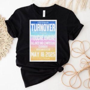 Turnover Show May 18 2025 Toyota Arena, Ontario, Ca Shirt