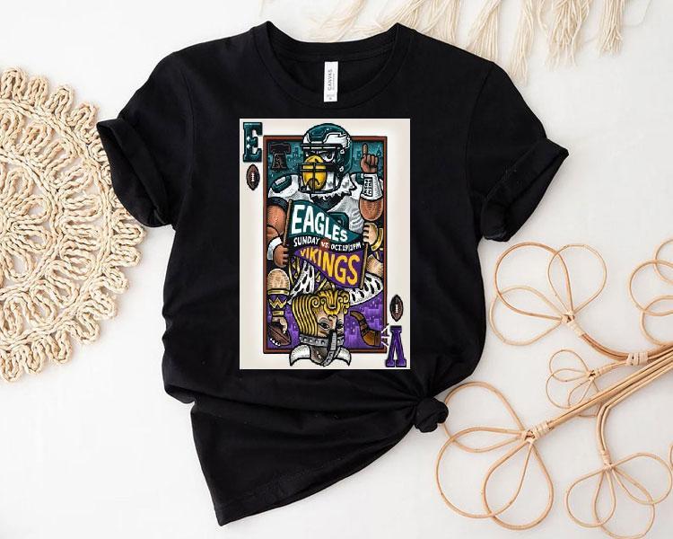 Vikings Vs Eagles Minneapolis Mn Oct 19 2025 Shirt Vikings Vs Eagles Minneapolis Mn Oct 19 2025 Shirt