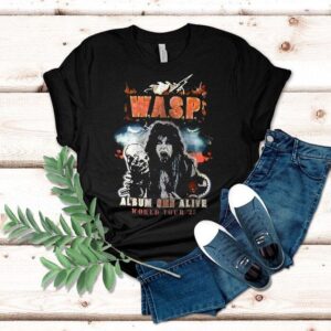 Wasp Album One Alive World Tour 2025 Cities Shirt