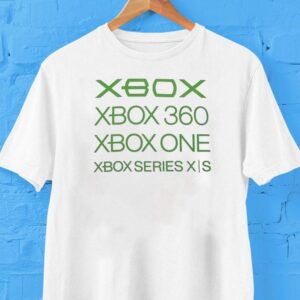 Xbox 360 Xbox One Xbox Series Xs Timeline Shirt
