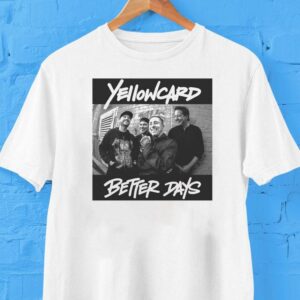 Yellowcard Better Days Photo Shirt Yellowcard Better Days Photo Shirt