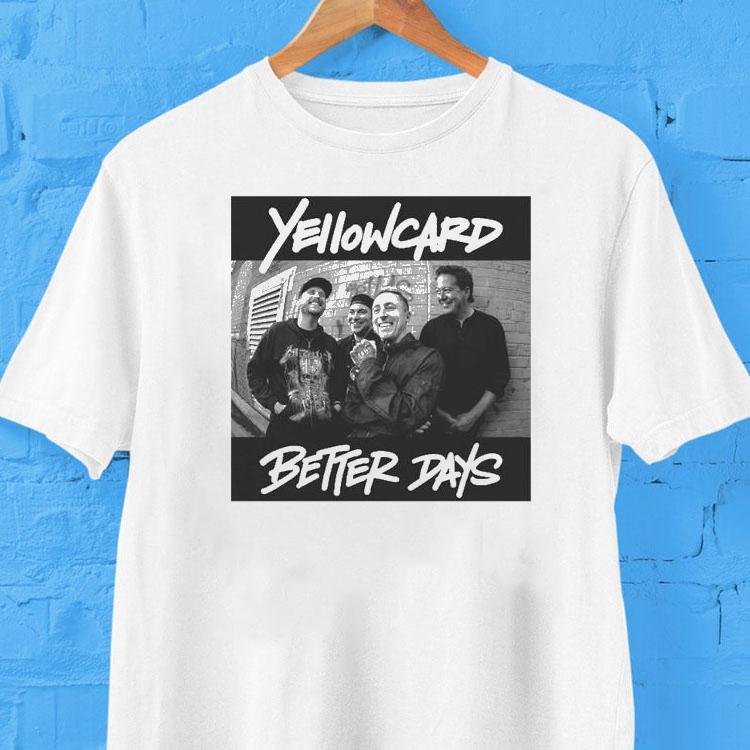 Yellowcard Better Days Photo Shirt Yellowcard Better Days Photo Shirt