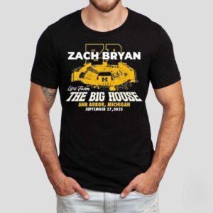 Zach Bryan Michigan Stadium September 27 2025 Shirt