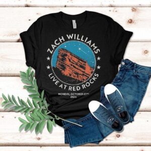 Zach Williams Event 2025 Red Rocks Shirt