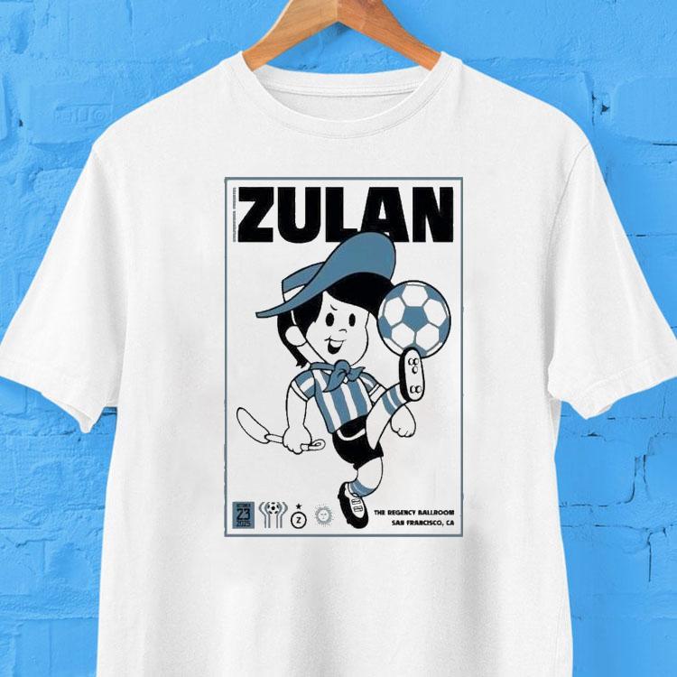 Zulan Oct 23 2025 San Francisco Tour Shirt Zulan Oct 23 2025 San Francisco Tour Shirt