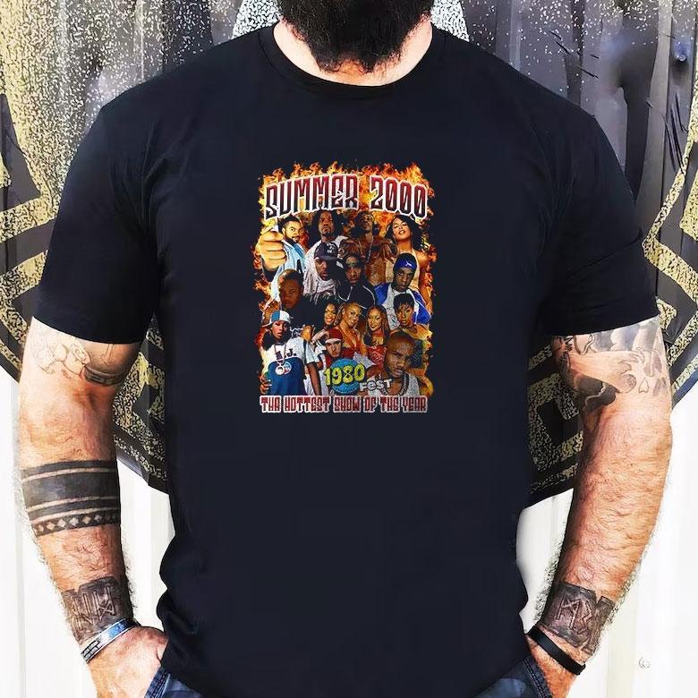 1980 Fest Summer 2000 Tha Hottest Show Of The Years Roster Shirt 1980 Fest Summer 2000 Tha Hottest Show Of The Years Roster Shirt