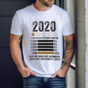 2020 One Star Very Bad Would Not Recommend Would Give Zero Stars If I Could Shirt