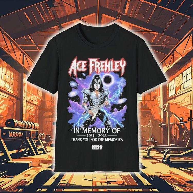 Ace Frehley In Memory Of 1951-2025 Thank You For The Memories Shirt Ace Frehley In Memory Of 1951-2025 Thank You For The Memories Shirt
