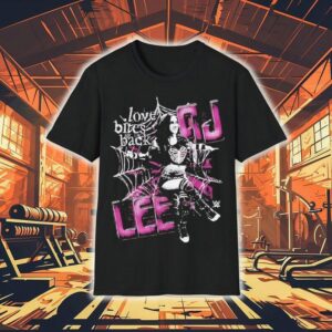 Aj Lee Spider Love Bites Back Graphic Shirt