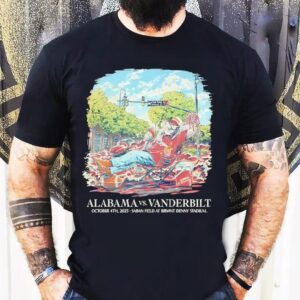 Alabama Vs. Vanderbilt 2025 Shirt