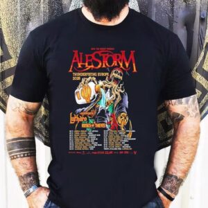 Alestorm East Thunderfisting European Tour 2025 Shirt
