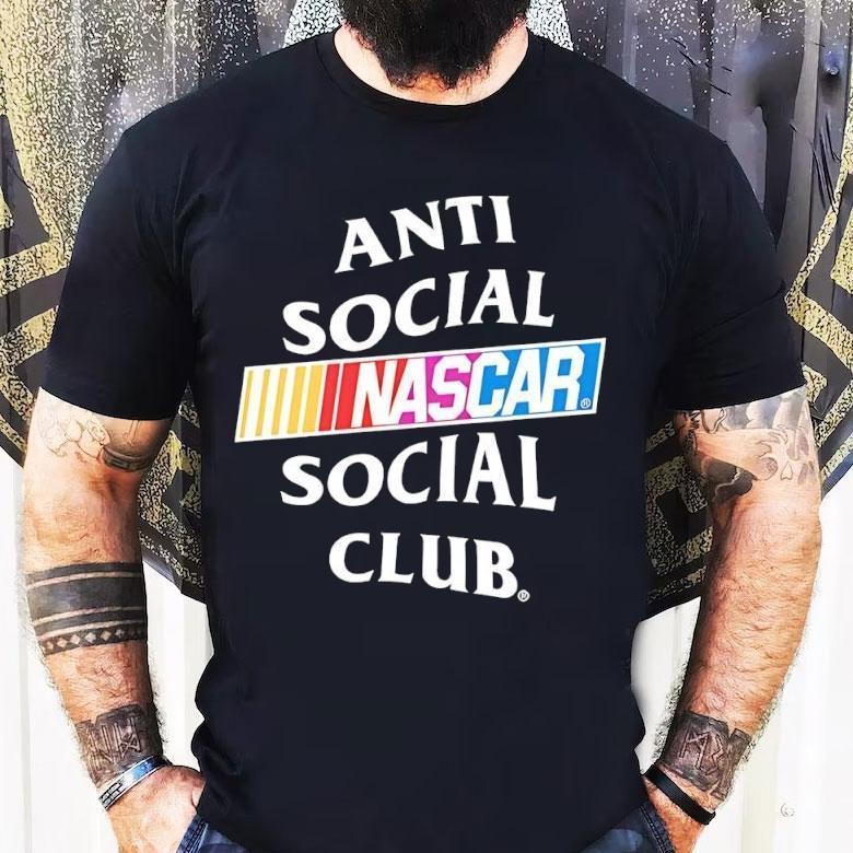 Anti Social Social Club X Nascar Game Logo Shirt Anti Social Social Club X Nascar Game Logo Shirt