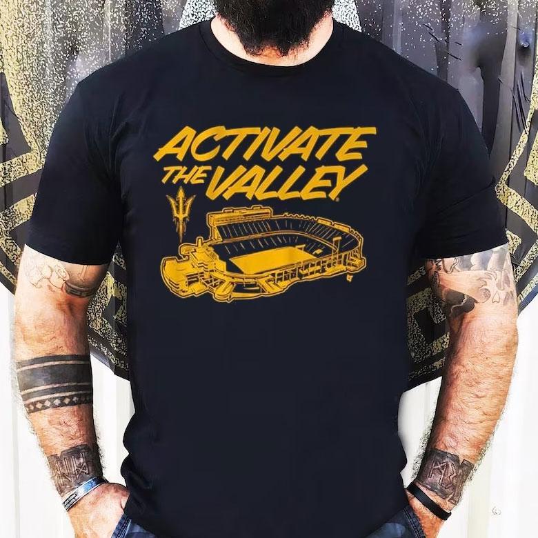 Arizona State Football Activate The Valley Stadium Shirt Arizona State Football Activate The Valley Stadium Shirt