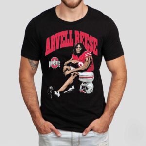 Arvell Reese Ohio State Buckeyes Portrait Shirt