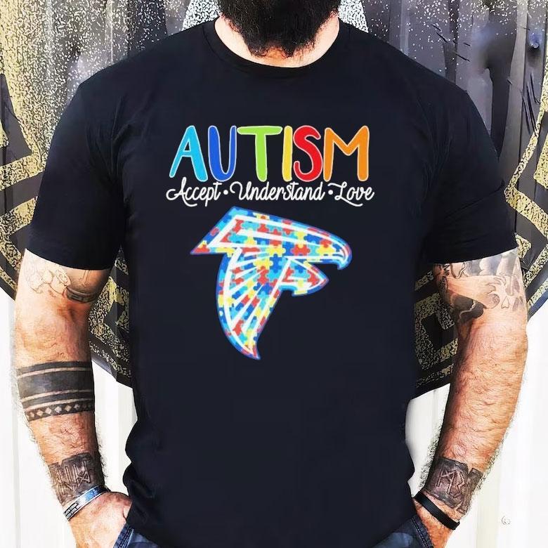 Atlanta Falcons Autism Accept Understand Love Shirt Atlanta Falcons Autism Accept Understand Love Shirt