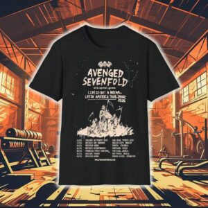 Avenged Sevenfold Life Is But A Dream Latin America Tour 2026 Dates Grim Reaper Shirt