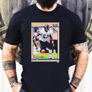 Baltimore Ravens Ray Lewis Trading Card Shirt